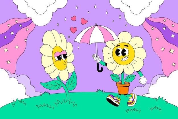 Diseño de fondo del día de san valentín