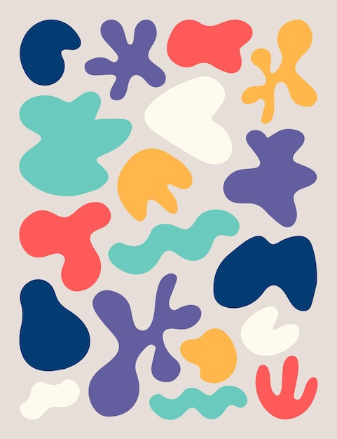 Diseño de fondo de dibujo abstracto vectorial moderno