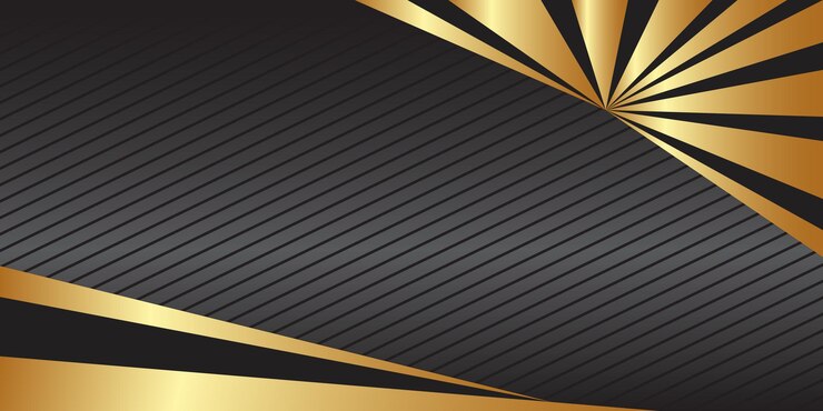 diseño de fondo dorado de esquina de lujo