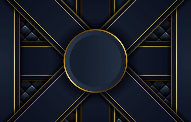 Diseño de fondo dorado de lujo