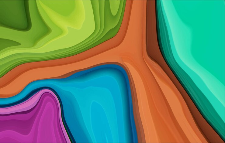 Vector diseño de fondo de efecto de patrón de color mixto de lujo líquido brillante