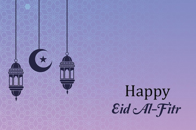 Vector diseño de fondo de eid al fitr