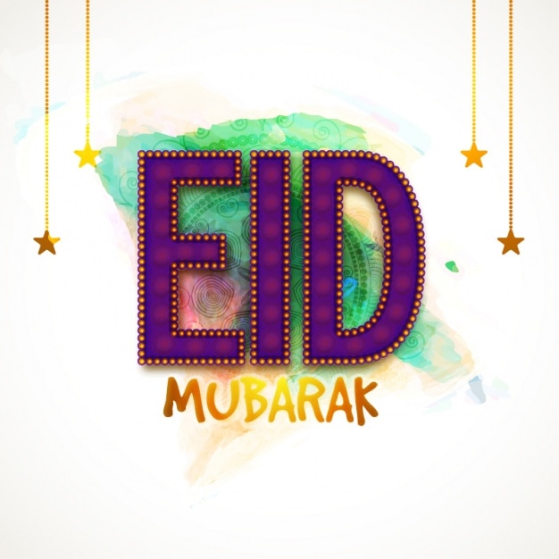 Vector diseño de fondo de eid mubarak