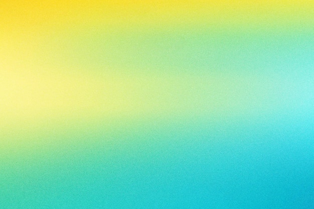 Diseño de fondo elegante de textura granulada con gradiente amarillo blanco y turquesa