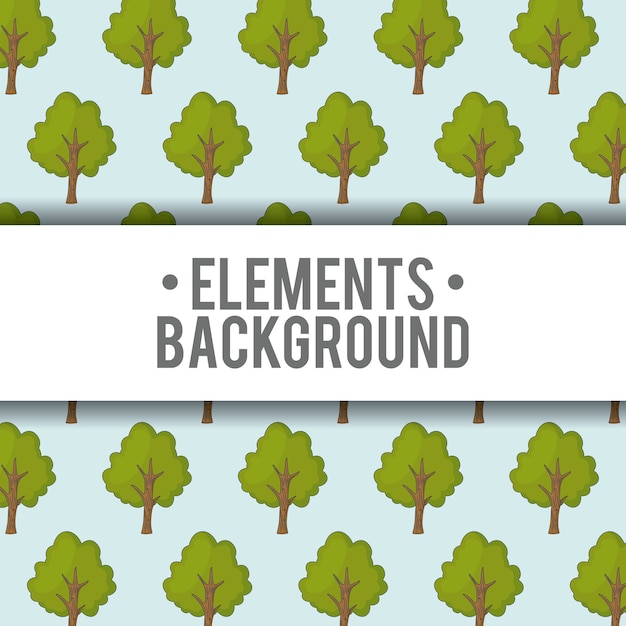 Diseño de fondo de elementos