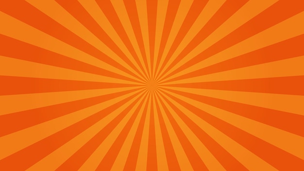Diseño de fondo en espiral naranja Ilustración vectorial para el diseño de remolino