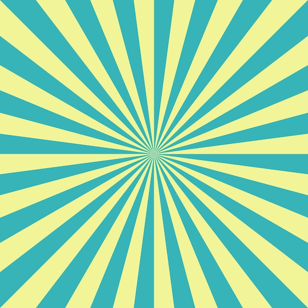 un diseño de fondo de estallido de sol amarillo y azul