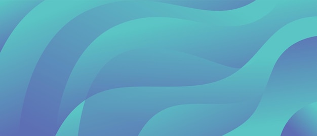 diseño de fondo de estandarte de gradiente de onda líquida moderno abstracto