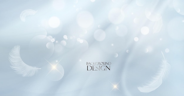 Diseño de fondo de estilo Bokeh ligero
