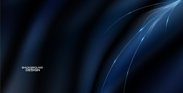 Diseño de fondo de estilo de luz de onda de lujo