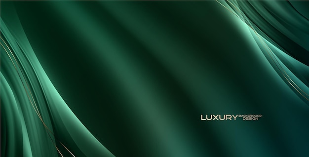 Diseño de fondo de estilo de luz de onda de lujo