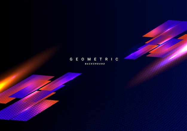 Diseño de fondo con estilo moderno geométrico abstracto