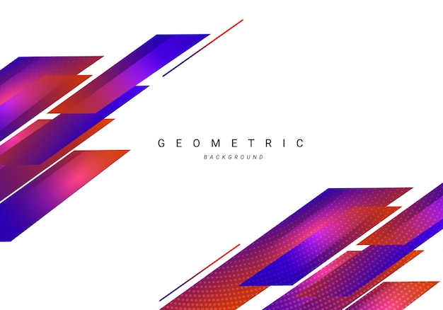 Diseño de fondo con estilo moderno geométrico abstracto