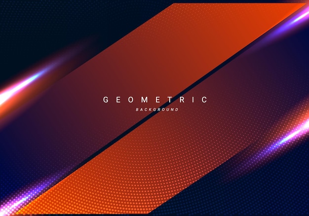 Diseño de fondo con estilo moderno geométrico abstracto