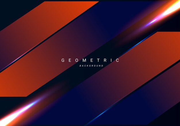 Diseño de fondo con estilo moderno geométrico abstracto