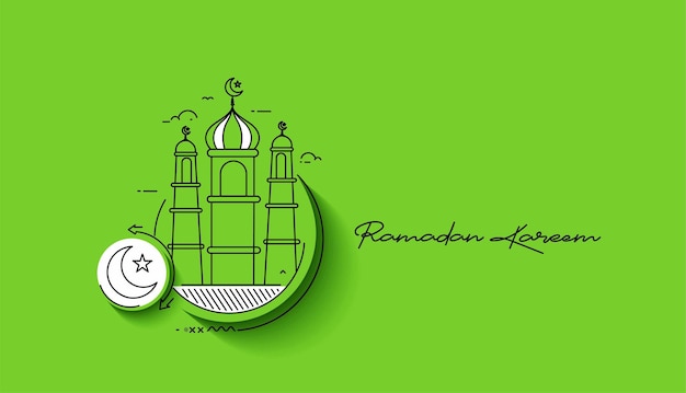 Diseño de fondo del festival musulmán eid mubarak ramadan kareem