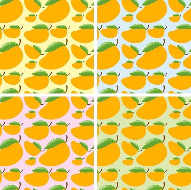 Diseño de fondo sin fisuras con mango