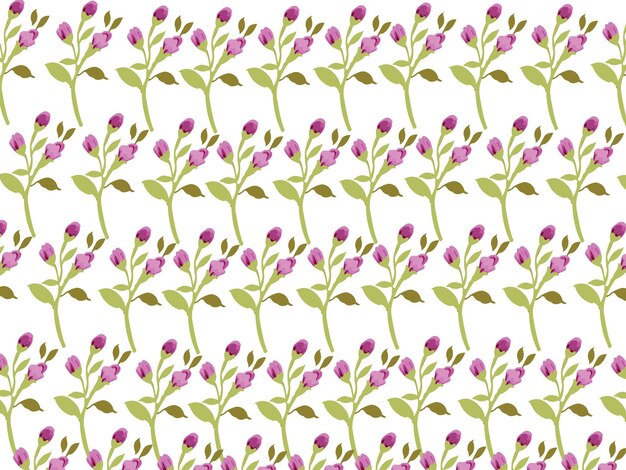 Diseño de fondo floral de patrones sin fisuras.