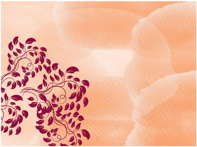 diseño de fondo floral vectorial