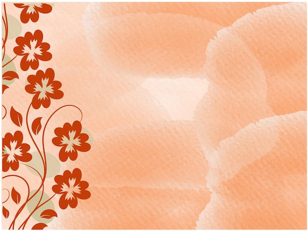 diseño de fondo floral vectorial