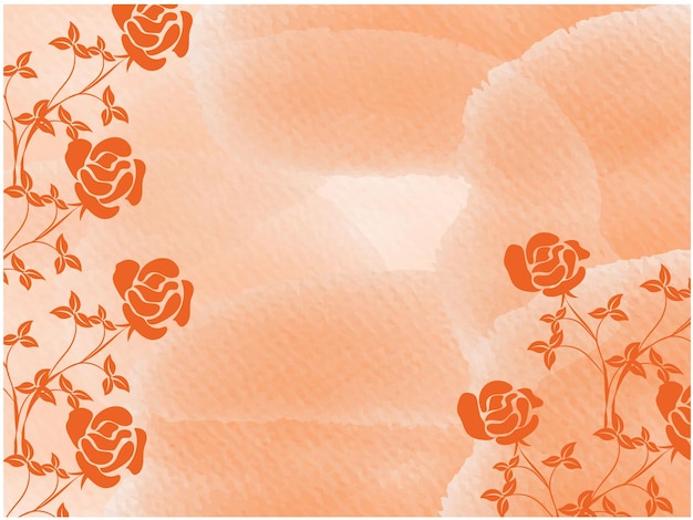 diseño de fondo floral vectorial
