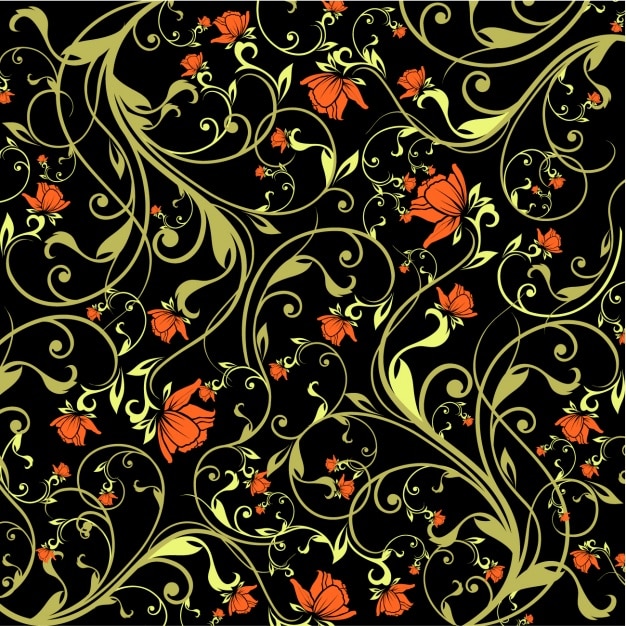 Diseño de fondo floral