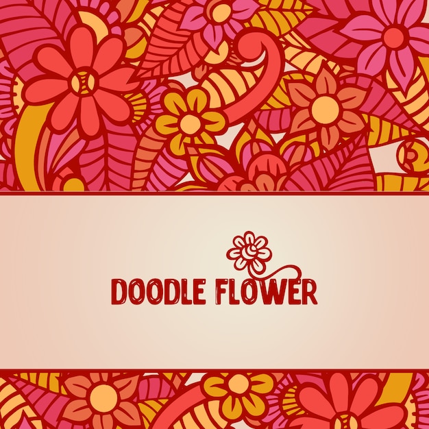 Diseño de fondo floral