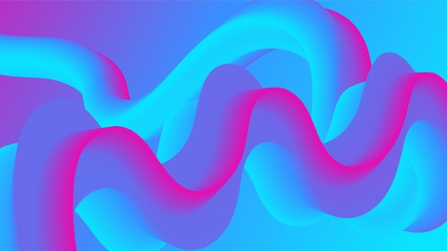 Diseño de fondo fluido abstracto vectorial