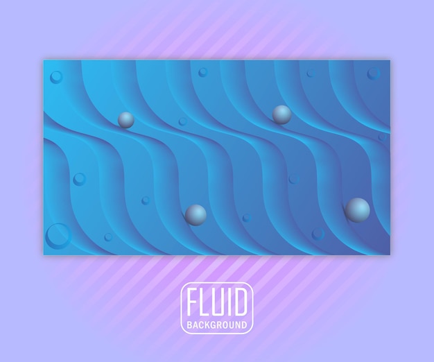 Diseño de fondo fluido y abstracto