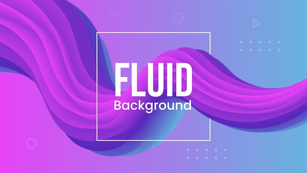 Diseño de fondo fluido y colorido