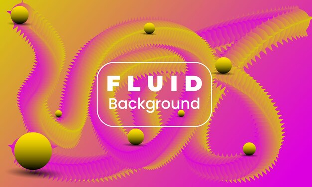 Diseño de fondo fluido profesional de lujo moderno vectorial