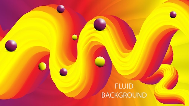 diseño de fondo fluido