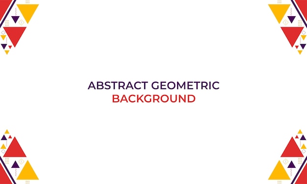 Diseño de fondo de forma geométrica triángulo colorido