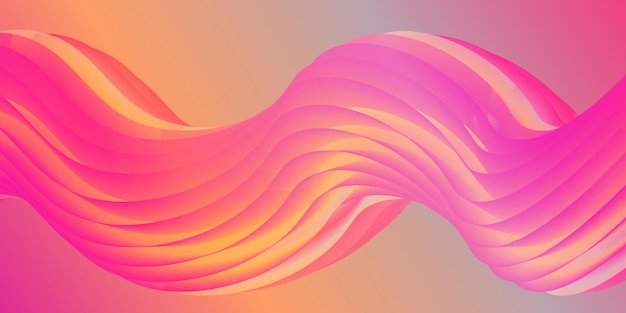 Diseño de fondo de forma de onda de colores modernos y abstractos