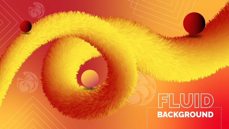 Diseño de fondo de formas fluidas vectoriales 3D libres