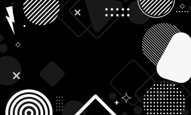 Diseño de fondo de formas geométricas planas abstractas