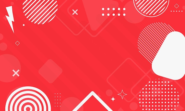 Diseño de fondo de formas geométricas planas abstractas