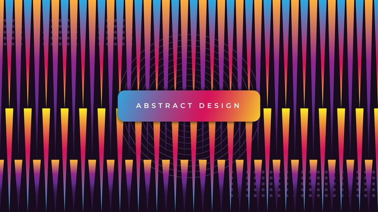 Vector diseño de fondo de formas de línea geométrica abstracta