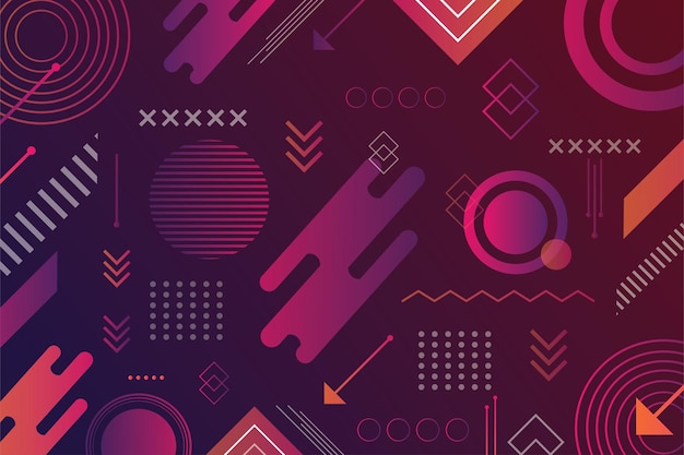 Diseño de fondo futurista geométrico abstracto