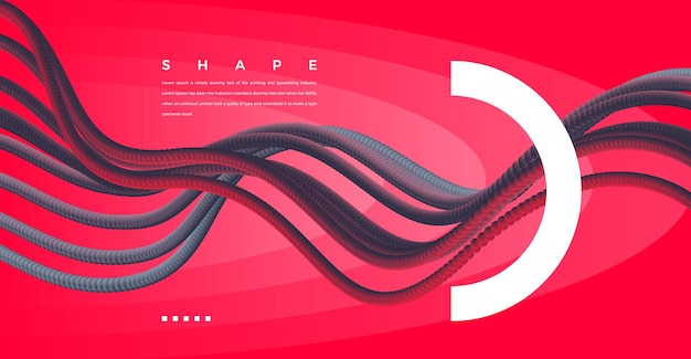 Diseño de fondo con garabatos vibrantes