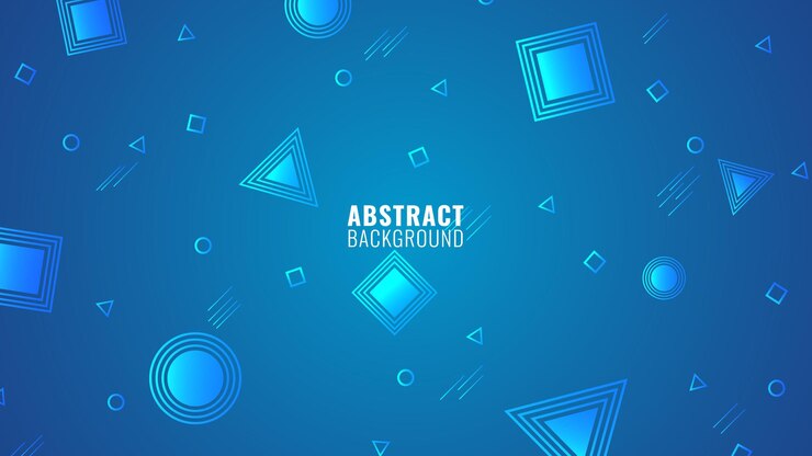 diseño de fondo geométrico abstracto azul vector