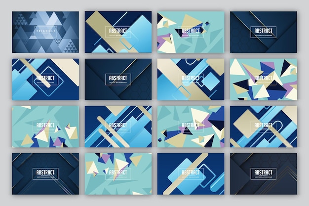 Diseño de fondo geométrico abstracto con formas modernas