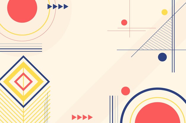 Diseño de fondo geométrico abstracto moderno