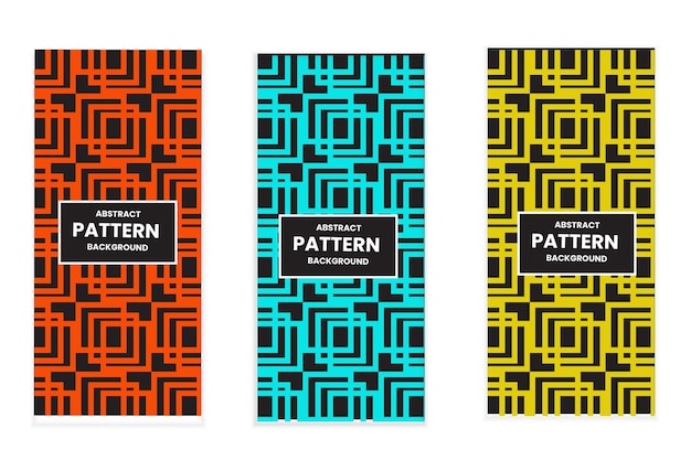 Diseño de fondo geométrico abstracto de patrones sin fisuras