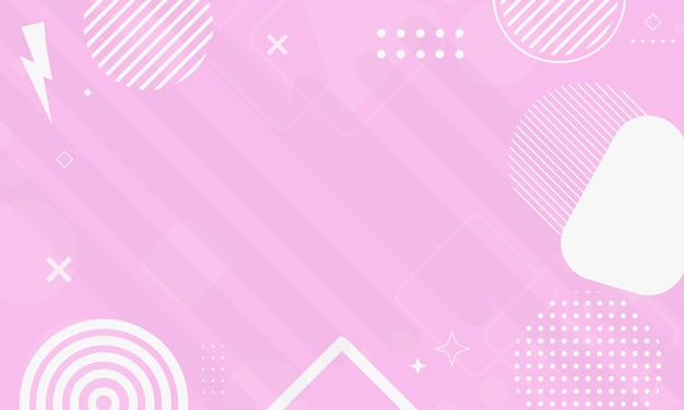 Diseño de fondo geométrico abstracto plano