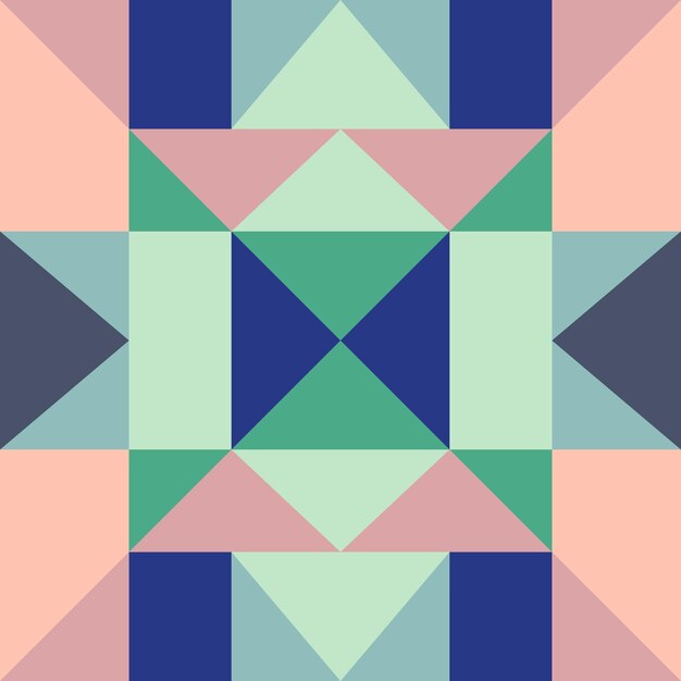 Diseño de fondo geométrico colorido