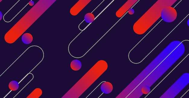 Diseño de fondo geométrico minimalista abstractamente colorido