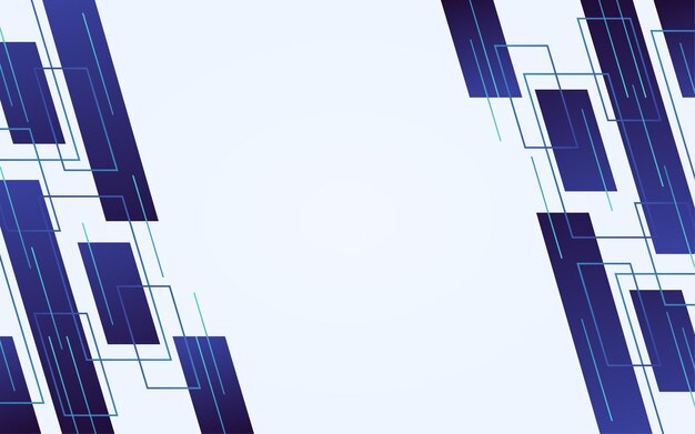 diseño de fondo geométrico moderno de vector azul