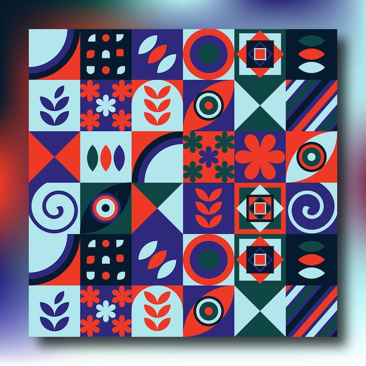 Vector diseño de fondo geométrico vectorial