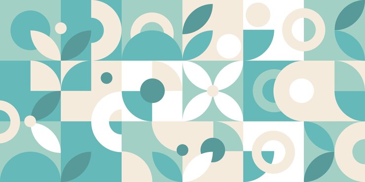 Diseño De Fondo Geométrico Verde Minimalista Moderno